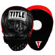 Лапи боксерські TITLE Boxing Incredi-Ball Leather Punch Mitts 2.0 Black/Red