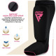 Захист гомілки та стопи RDX Shin Instep Foam Black/Pink M
