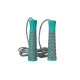 Скакалка PowerPlay 4206 Jump Rope PRO+ Сіро-м'ятна (2,75m.)