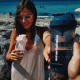 Шейкер спортивний SmartShake Slim 500ml Black (Original)