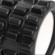 Масажний ролик (роллер) U-POWEX EVA foam roller (33x14см.) Black
