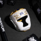 Боксерський шолом Phantom Muay Thai Full Face White Gold (капа в комплекті)