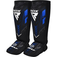 Захист для гомілок та стоп RDX NEOPRENE SHIN INSTEP IMMAF-1-BLUE-L