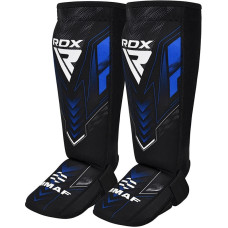 Захист для гомілок та стоп RDX NEOPRENE SHIN INSTEP IMMAF-1-BLUE-L