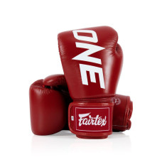 Боксерські рукавиці Fairtex BGV1-ONE (натуральна шкіра) Red 12 унцій