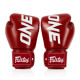 Боксерські рукавиці Fairtex BGV1-ONE (натуральна шкіра) Red 12 унцій