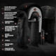 Боксерські рукавиці PowerPlay 3024 Ultra Mat Чорні 8 унцій