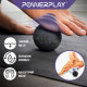 Масажний м'яч PowerPlay PP-4350 Epp Massage Ball (d8) Чорно/Фіолетовий