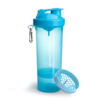 Шейкер спортивний SmartShake Slim 500ml Neon Blue (Original)