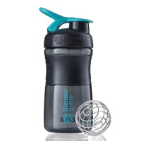 Шейкер спортивний (пляшка) BlenderBottle SportMixer 20oz/590ml Black/Teal (Original)