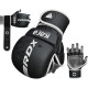 Рукавиці для ММА RDX F6 KARA Matte White Plus L/XL (капа у комплекті)