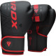 Боксерські рукавиці RDX F6 Kara Matte Red 8 унцій (капа в комплекті)