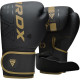Боксерські рукавиці RDX F6 Kara Matte Golden 6 унцій (капа в комплекті)