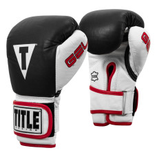 Боксерські рукавиці TITLE Boxing Gel World Black L 14oz