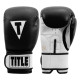 Боксерські рукавиці TITLE Premier Leather Black/White XL 16 oz