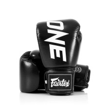 Боксерські рукавиці Fairtex BGV1-ONE (натуральна шкіра) Black 16 унцій