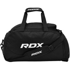 Спортивна сумка RDX R1 Duffel Bag with Backpack Straps Black/White
