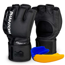 Рукавиці для ММА Phantom APEX Black L/XL