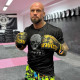 Боксерські рукавиці Phantom Muay Thai Black Gold 12 унцій