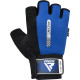 Рукавички для фітнесу RDX W1 HALF BLUE-XL