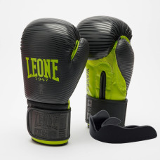Боксерські рукавиці Leone GN313 WAVES Black 12 унцій (капу в комплекті)