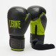 Боксерські рукавиці Leone GN313 WAVES Black 12 унцій (капу в комплекті)