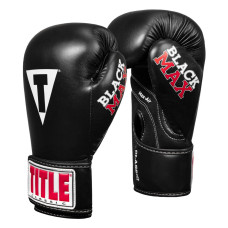 Боксерські рукавиці TITLE Classic Black Max Black 16 oz