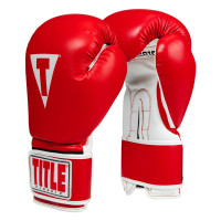 Боксерські рукавиці TITLE Classic Pro Style 3.0 Red/White 14 oz