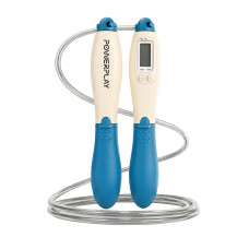 Скакалка з лічильником PowerPlay 4216 Jump Rope Синя 2.8 см.
