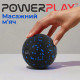 Набір масажних м'ячиків PowerPlay 4007 EPP Massage Ball Чорно-Сині (3 шт.)