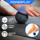 Набір масажних м'ячиків PowerPlay 4007 EPP Massage Ball Чорно-Сині (3 шт.)
