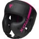 Боксерський шолом RDX F6 KARA Matte Pink M