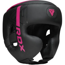 Боксерський шолом RDX F6 KARA Matte Pink M
