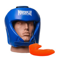 Боксерський шолом турнірний PowerPlay 3049 Синій L