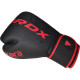 Боксерські рукавиці RDX F6 MATTE RED-6OZ (капа в комплекті)