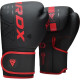 Боксерські рукавиці RDX F6 MATTE RED-6OZ (капа в комплекті)