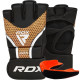 Рукавиці для ММА RDX AURA PLUS T-17 Black Golden M (капа у комплекті)