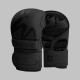 Рукавиці для ММА (Греплінгові рукавички) RDX T15 Noir Inner Matte Black XL