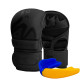 Рукавиці для ММА (Греплінгові рукавички) RDX T15 Noir Inner Matte Black XL