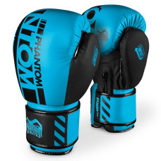Боксерські рукавиці Phantom APEX Neon Blue 10 унцій