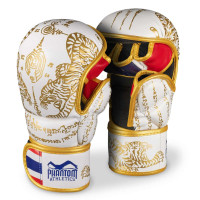 Рукавиці для ММА Phantom Muay Thai White Gold L/XL (капа в комплекті)