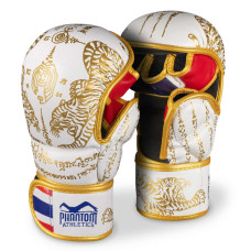 Рукавиці для ММА Phantom Muay Thai White Gold L/XL (капа в комплекті)