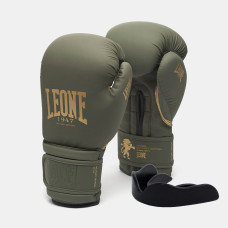 Боксерські рукавиці Leone GN059G MILITARY EDITION Green 14 унцій (капу в комплекті)