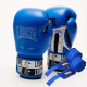 Боксерські рукавиці Leone GN208 ICONIC Blue 10 унцій (бинти 4 м. в комплекті)