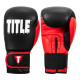 Боксерські рукавиці TITLE Boxing Dynamic Strike Black/Red 14 oz