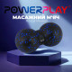 Масажний м'яч подвійний PowerPlay PP-4353 Epp foam peanut ball (d12*24cm.) Чорно/Синій