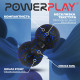 Масажний м'яч подвійний PowerPlay PP-4353 Epp foam peanut ball (d12*24cm.) Чорно/Синій