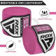 Бинти для боксу RDX Hand Wraps Pink (2.5м.)