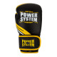 Боксерські рукавиці Power System PS 5005 Black/Yellow 16 унцій