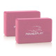 Блок для йоги 2 шт. (пара) PowerPlay 4006 Yoga Brick EVA Рожеві